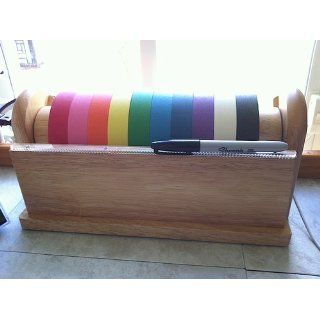 ECR4Kids Craft Tape Dispenser with 10 Assorted Color Tape Rolls Toys & Games