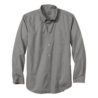 Eddie Bauer Mens Classic Fit Legend Wash Poplin Shirt   Solid at  Mens Clothing store