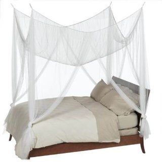 Shenzhen Four Point Bed Canopy   White   Bed Netting