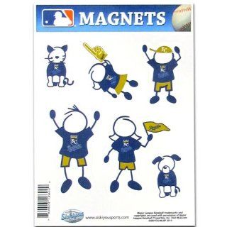 MLB Kansas City Royals Family Magnet Set  Sports Related Magnets  Sports & Outdoors