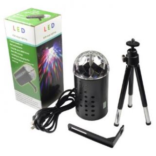 WOWTOU(TM) Disco Stage Lighting Magic LED RGB Crystal RAINBOW COLOR Effect Party Pub light with Tripod    