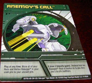 BAKUGAN VESTROIA NEW LOOSE ANEMOY'S CALL ABILITY CARD 41/48ah Toys & Games