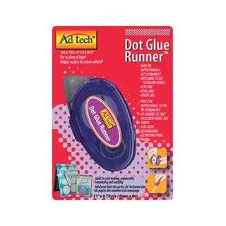 Bulk Buy Ad Tech Repositionable Dot Glue Runner .31"X8.75 Yards 05622 (3 Pack)