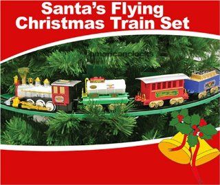 Santas Flying Christmas Tree TrainChristmas Musical Clocks Also available  