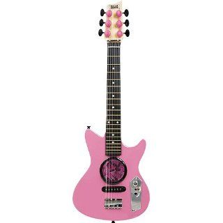 First Act Kids Pink Electric Guitar with Built in Speaker Musical Instruments