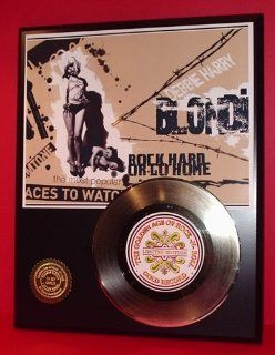 Blondie Gold Record LTD Edition Display Actually Plays "Heart Of Glass" Entertainment Collectibles
