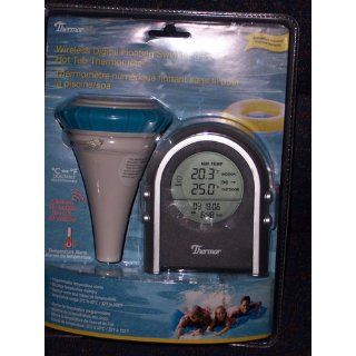 Wireless Digital Floating Swimming Pool, Tub & Spa Thermometer  Pond Water Thermometers  Patio, Lawn & Garden