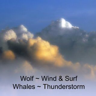 Nature Sounds Wolf Wind & Surf Whales Thunderstorm Soothing Relaxation CD No Music Added Music