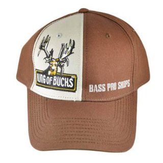 KING OF BUCKS BASS PRO SHOPS HAT CAP BROWN NEW ADJ OSFA Sports & Outdoors