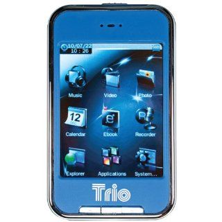 Trio Touch 4 4 GB MP4 Player with 2.8 Inch Touchscreen, Blue   Players & Accessories
