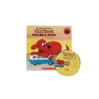 Clifford Takes a Trip   Read Along Library Toys & Games