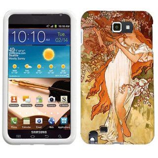 Samsung Galaxy Note Alfons Mucha Spring Hard Case Phone Cover Cell Phones & Accessories