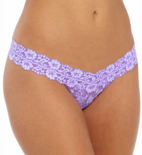 Hanky Panky 591054 Cross Dyed Signature Lace Low Rise Thong