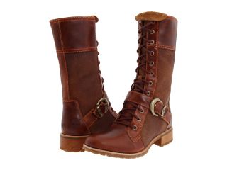 Timberland Earthkeepers Bethel Buckle Mid Lace Womens Zip Boots (Brown)