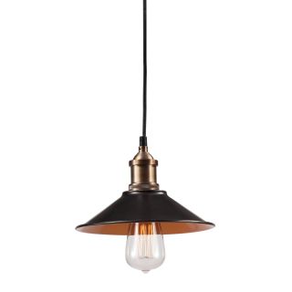 Metaborite 1 light Antique Black Gold/ Copper Ceiling Lamp Pendant