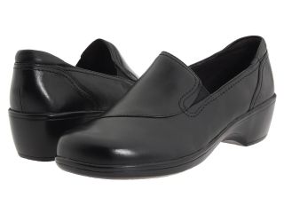 Clarks May Poppy Womens Slip on Shoes (Black)