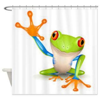  Tree Frog Shower Curtain