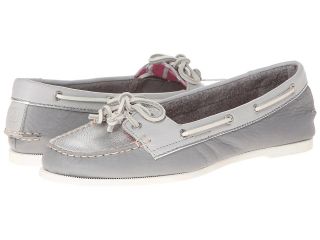 Sperry Top Sider Audrey Womens Slip on Shoes (Silver)