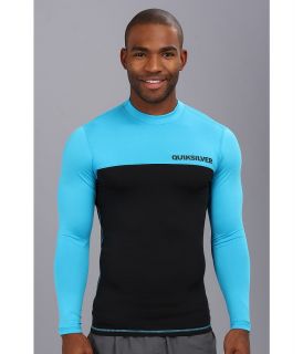 Quiksilver Chop Block L/S Surf Shirt Mens Swimwear (Blue)
