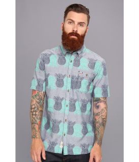Vans Rusden Pineapple Print Shirt Mens Short Sleeve Button Up (Multi)