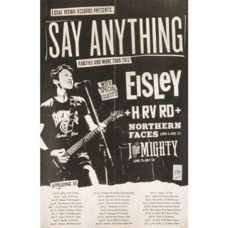 Say Anything   Posters   Limited Concert Promo   Prints