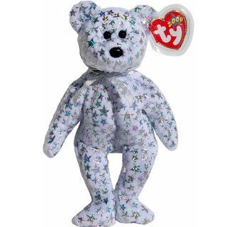 Ty Beanie Babies   Beginning the Irridescent Star Studded Teddy Bear Toys & Games