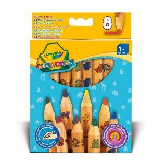 Crayola Beginnings Jumbo Decorated Pencils (8 Pack) Toys & Games