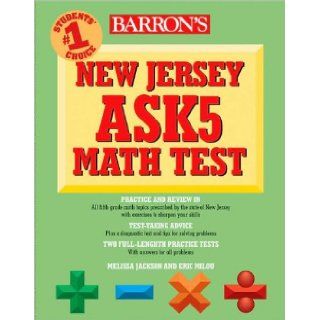 Barron's New Jersey ASK 5 Math Test (text only) by M. Jackson, E. Milou E. Milou M. Jackson Books