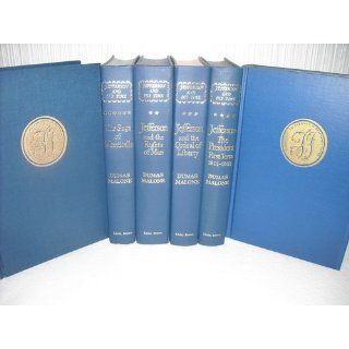 JEFFERSON AND HIS TIME SIX VOLUME SET (GILT EMBOSSED ON EACH COVER COPY "REBELLION TO TYRANTS IS OBEDIENCE TO GOD.", EACH TITLE BEGINS WITH "JEFFERSON." VOL 1 AND THE RIGHTS OF MAN. VOL 2 THE VIRGINIAN. VOL 3AND THE ORDEAL OF LIBERT