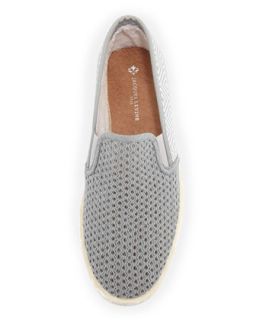 Jacques Levine Leucate Woven Slip On Loafer, Gray