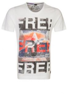 Oliver   Print T shirt   white