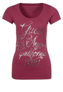 Guess   ELITA   Print T shirt   red