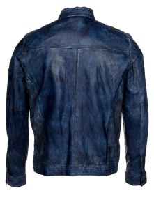 Milestone TROPEA   Leather jacket   blue