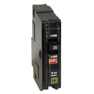 Square D QO 25 Amp Single Pole Circuit Breaker