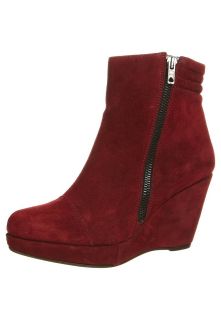 Pier One   Wedge boots   red