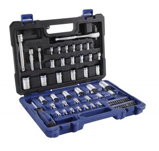 Kobalt 64 Piece Standard/Metric Mechanics Tool Set with Case
