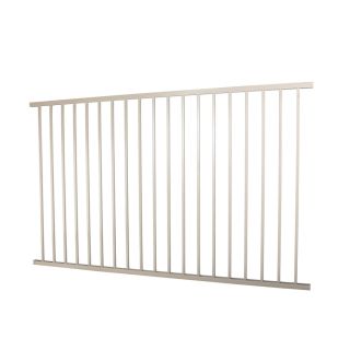 Navajo White Galvanized Steel Fence Panel (Common 60 in x 96 in; Actual 58 in x 92 in)