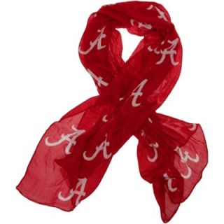 Alabama Crimson Tide Ladies Logo Scarf   Crimson
