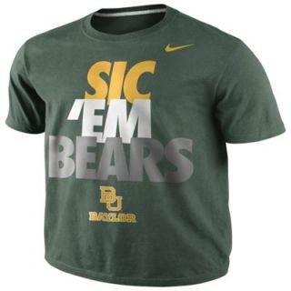 Nike Baylor Bears 2013 Campus Local T Shirt   Green