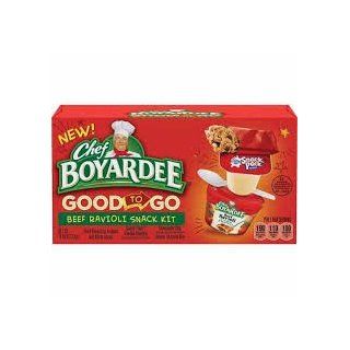 Chef Boyardee Good to Go Snack Kit 11.84oz (Pack of 6) Choose Flavor Below (Beef Ravioli)  Grocery & Gourmet Food