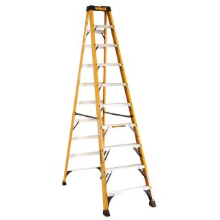 DEWALT 10 ft Fiberglass 300 lb Type IA Step Ladder