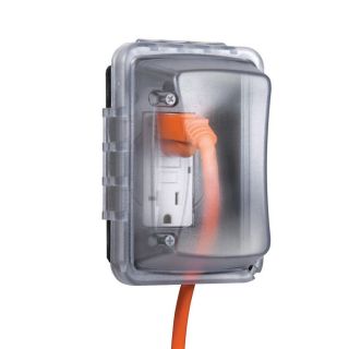 Hubbell TayMac 1 Gang Rectangle Plastic Electrical Box Cover
