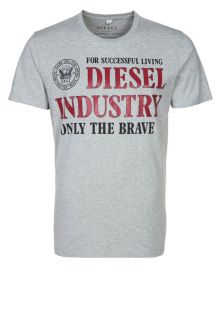 Diesel   NOLA   Print T shirt   grey