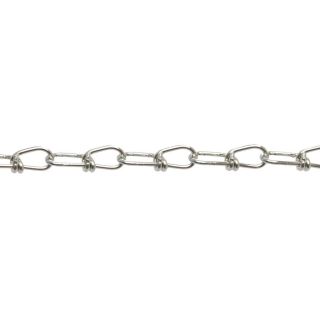 Campbell Commercial 1 ft #1 Weldless Zinc Coated Steel Chain (By The Foot)