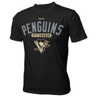 Reebok Pittsburgh Penguins Youth Acquisition T Shirt   Black