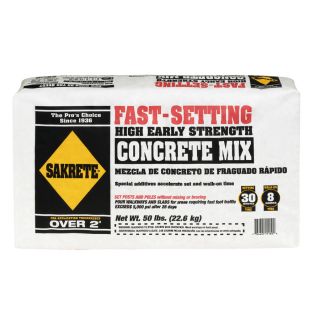 Sakrete 50 lbs Fast Setting Concrete Mix