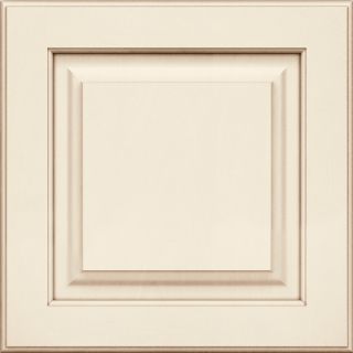 KraftMaid Montclair 15 in x 15 in Canvas with Cocoa Glaze Maple Square Cabinet Sample