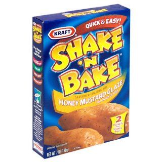 Shake 'N Bake Seasoned Coating Mix, Honey Mustard Glaze, 7 Ounce Boxes (Pack of 12)  Grocery & Gourmet Food