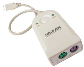 IOGear USB to PS2 Keyboard and Mouse Converter GUC100KM Electronics