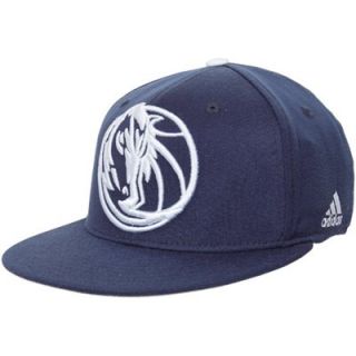 adidas Dallas Mavericks Logo Flex Hat   Navy Blue